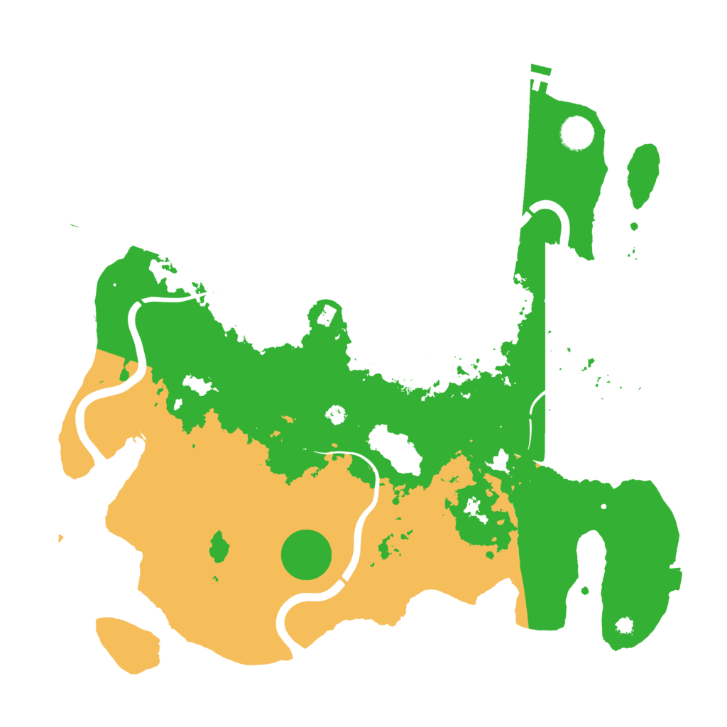 Biome Rust Map: Procedural Map, Size: 3800, Seed: 850721206