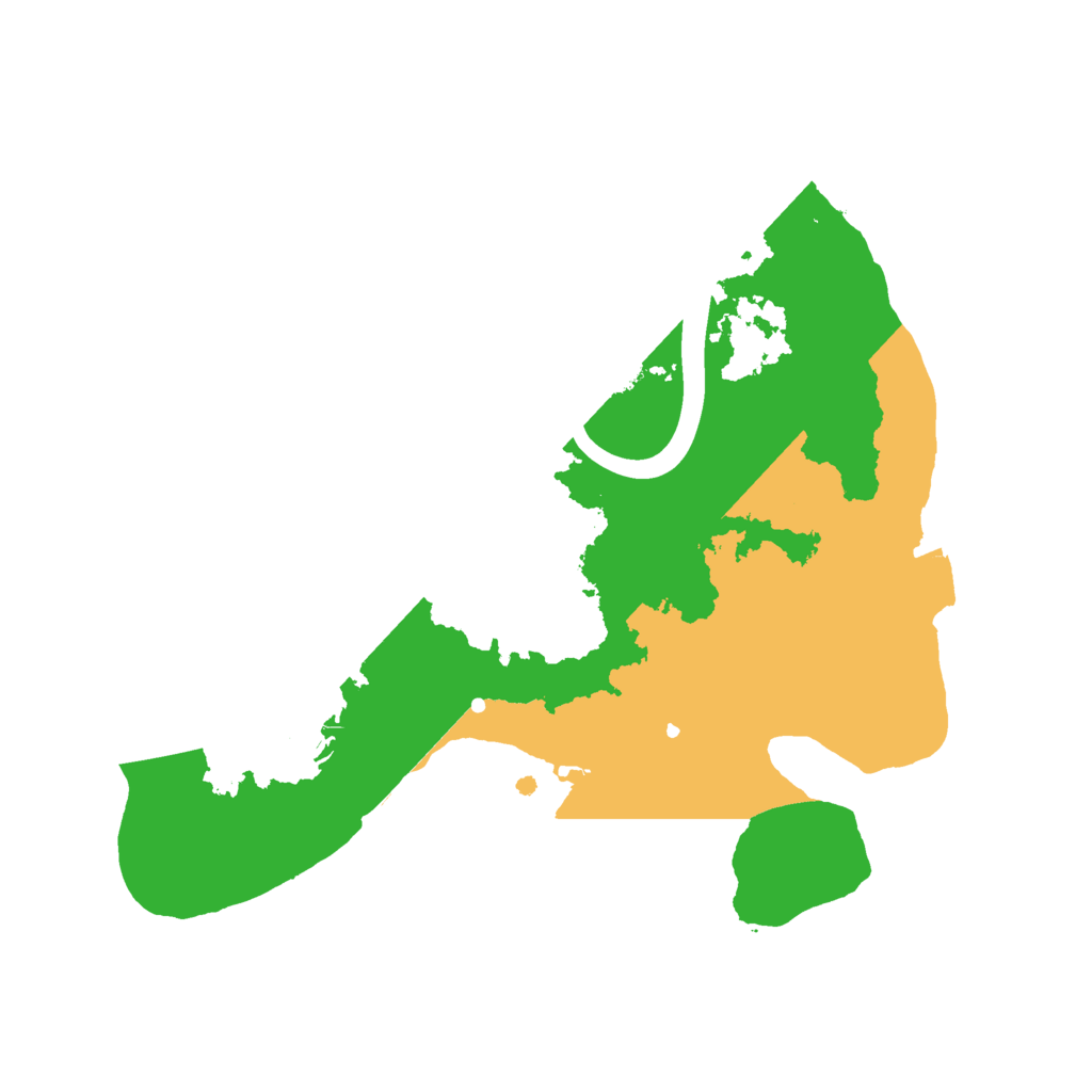 Biome Rust Map: Procedural Map, Size: 2200, Seed: 4782