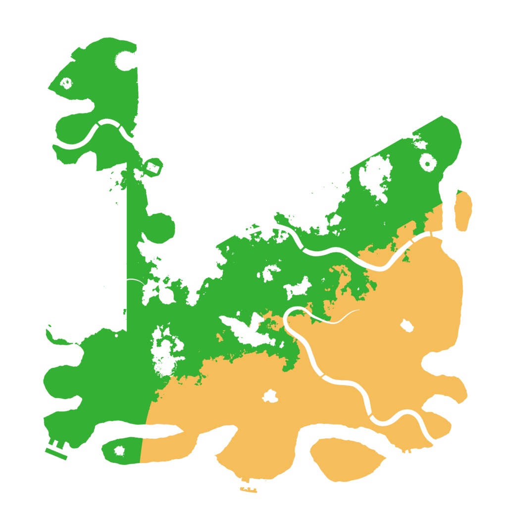 Biome Rust Map: Procedural Map, Size: 4500, Seed: 213213