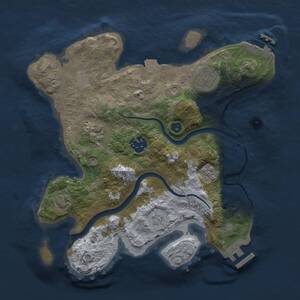 Thumbnail Rust Map: Procedural Map, Size: 2800, Seed: 1881813582, 10 Monuments