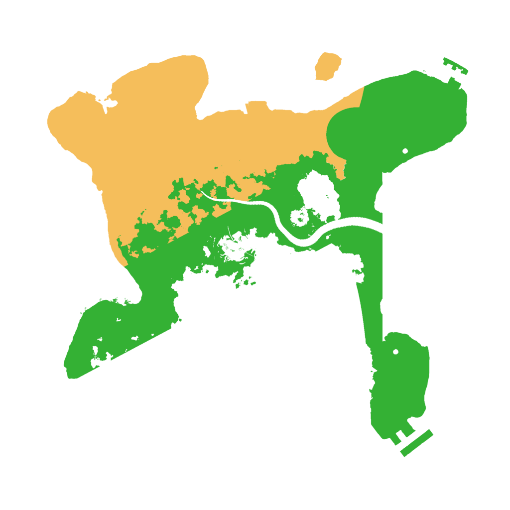Biome Rust Map: Procedural Map, Size: 2800, Seed: 1881813582