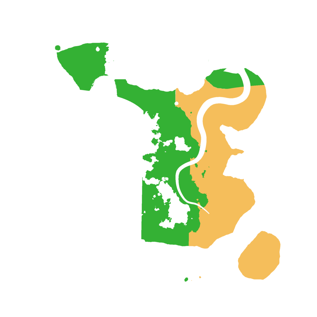 Biome Rust Map: Procedural Map, Size: 2350, Seed: 323919723