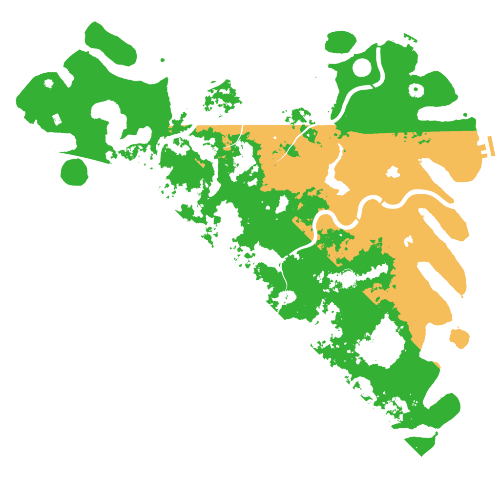 Biome Rust Map: Procedural Map, Size: 5000, Seed: 1640906482