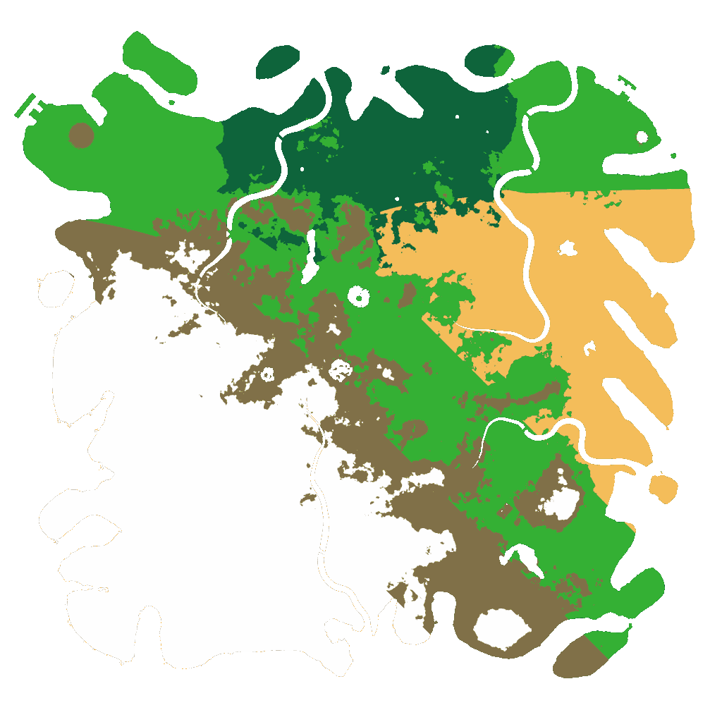 Biome Rust Map: Procedural Map, Size: 5000, Seed: 1640906482