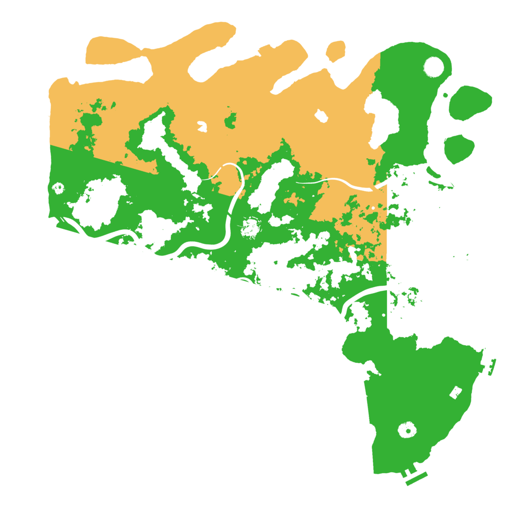 Biome Rust Map: Procedural Map, Size: 4500, Seed: 1564343286