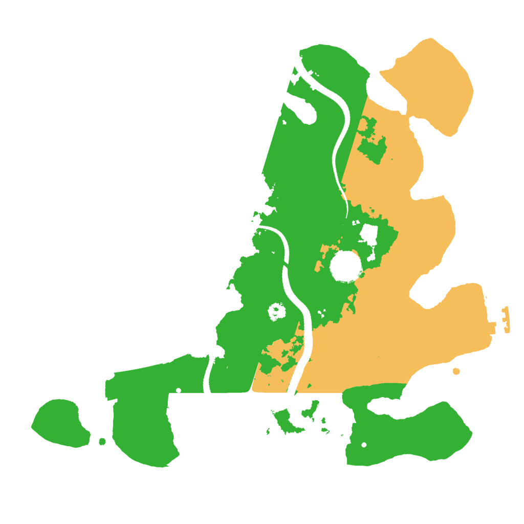 Biome Rust Map: Procedural Map, Size: 3000, Seed: 1610957663