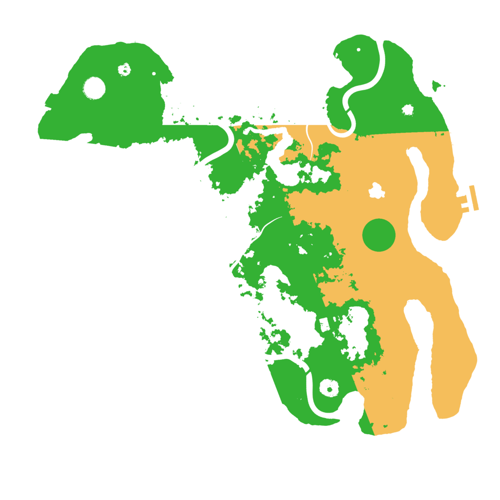 Biome Rust Map: Procedural Map, Size: 4000, Seed: 163242345