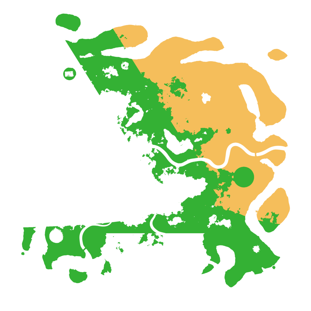 Biome Rust Map: Procedural Map, Size: 4000, Seed: 92373934
