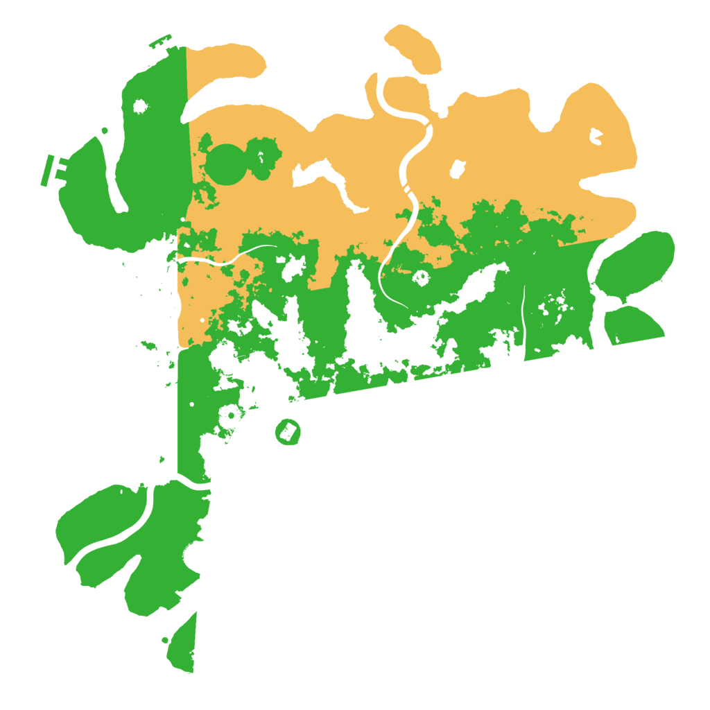 Biome Rust Map: Procedural Map, Size: 4500, Seed: 1893176684