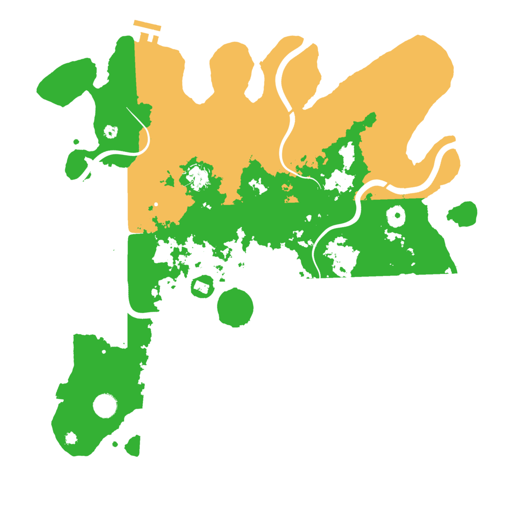 Biome Rust Map: Procedural Map, Size: 3750, Seed: 5957