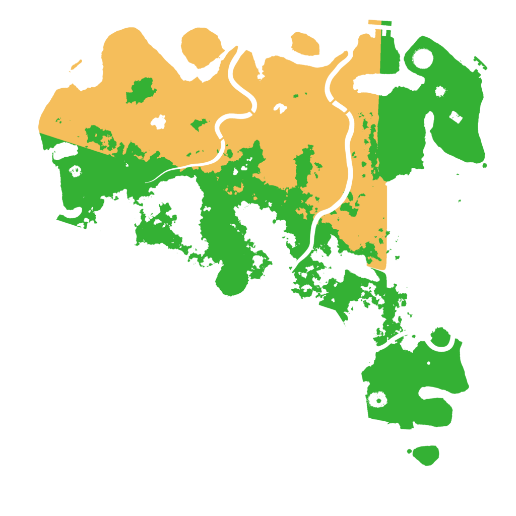 Biome Rust Map: Procedural Map, Size: 4500, Seed: 986832673