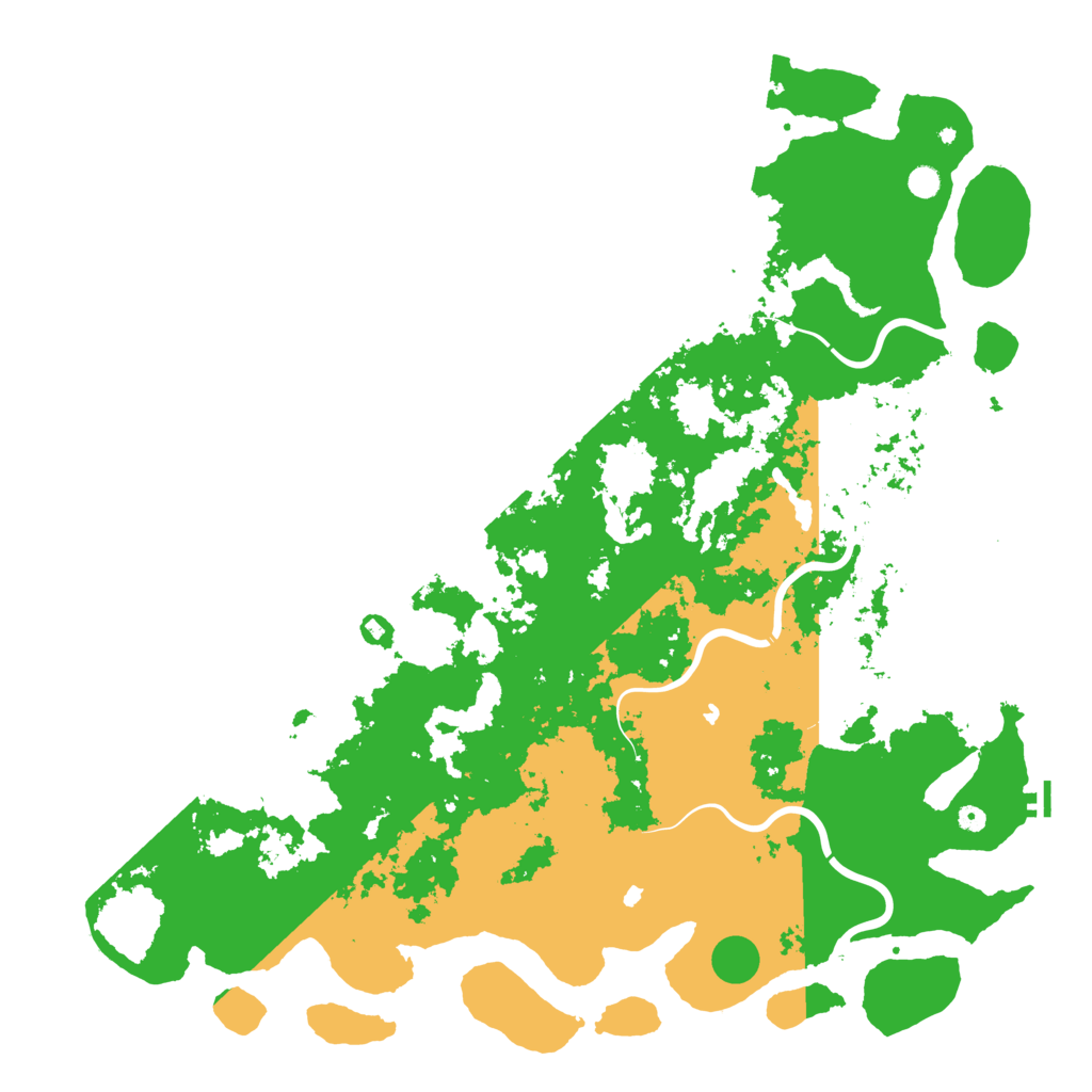 Biome Rust Map: Procedural Map, Size: 6000, Seed: 909090909
