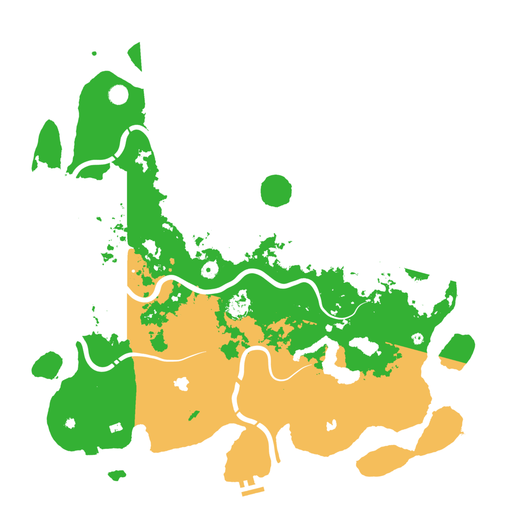 Biome Rust Map: Procedural Map, Size: 4500, Seed: 1826741987