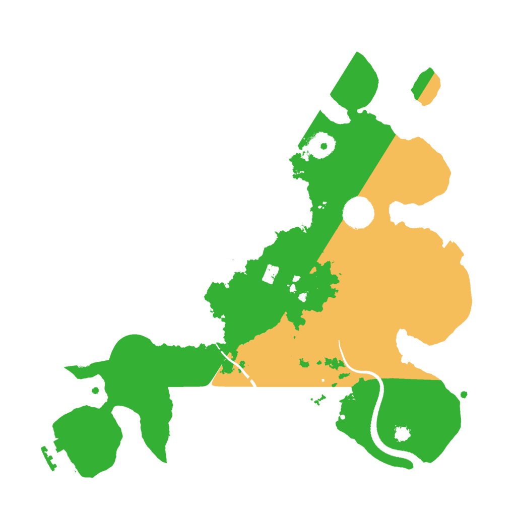 Biome Rust Map: Procedural Map, Size: 3000, Seed: 34521