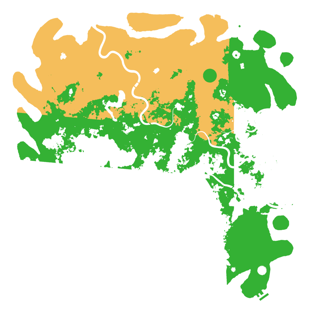 Biome Rust Map: Procedural Map, Size: 6000, Seed: 743980