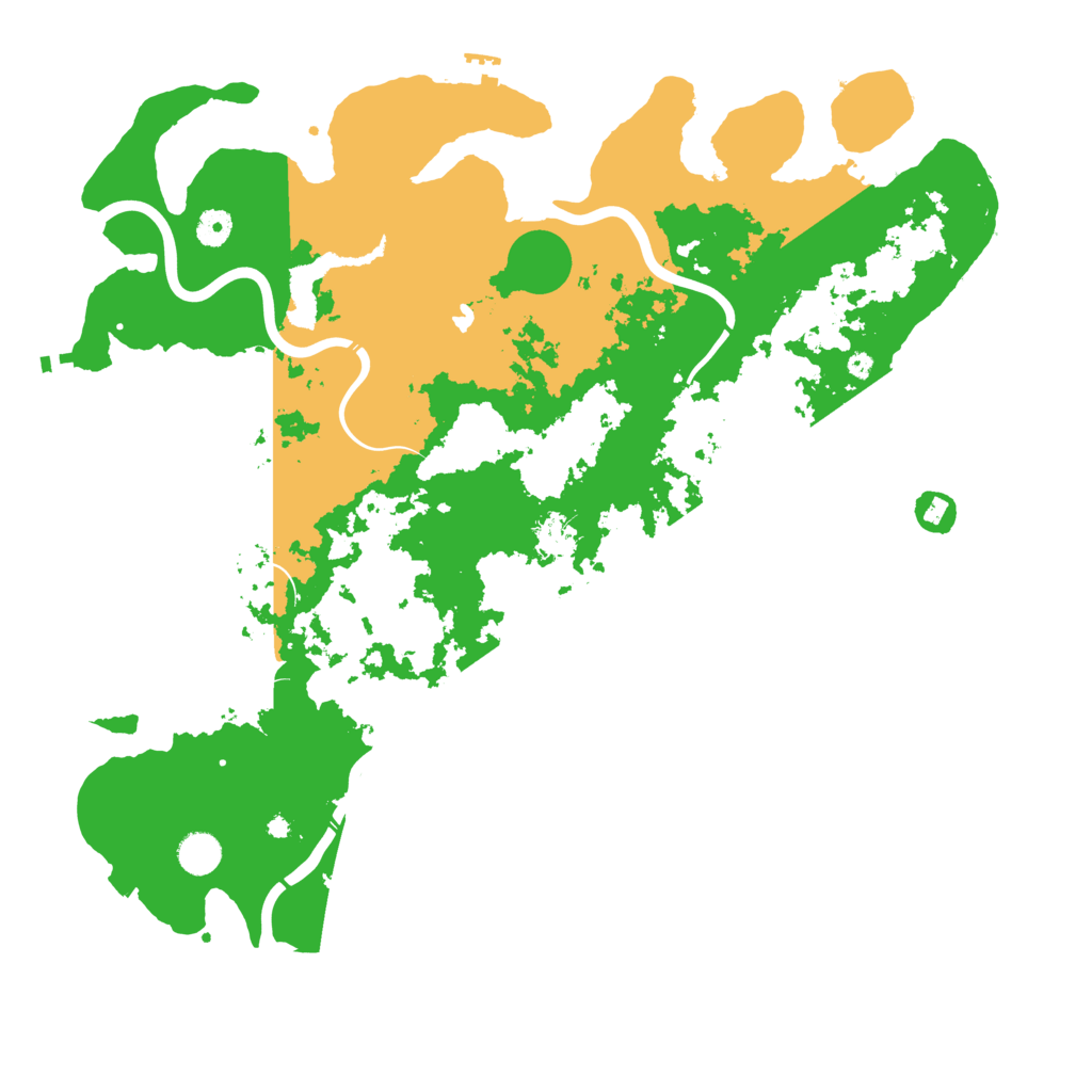 Biome Rust Map: Procedural Map, Size: 4500, Seed: 893916496