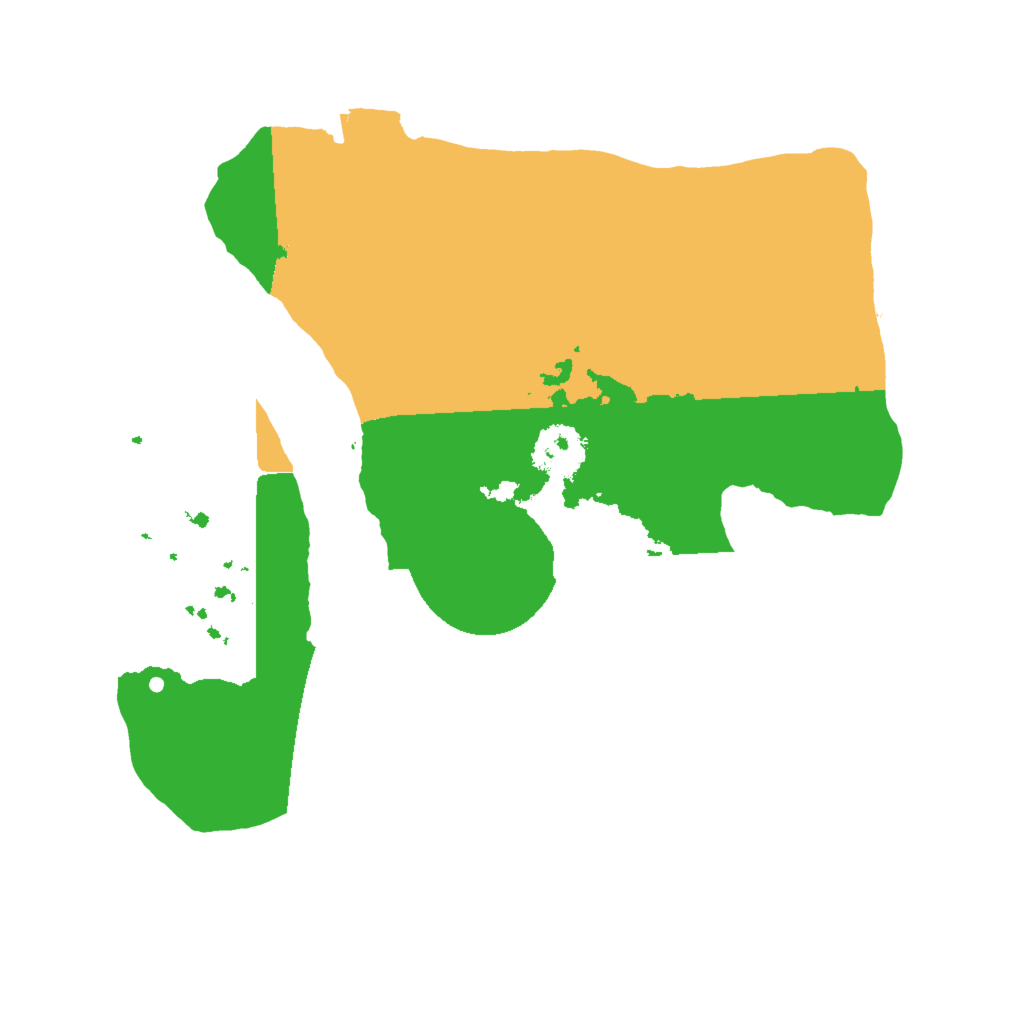 Biome Rust Map: Procedural Map, Size: 2000, Seed: 1583682093