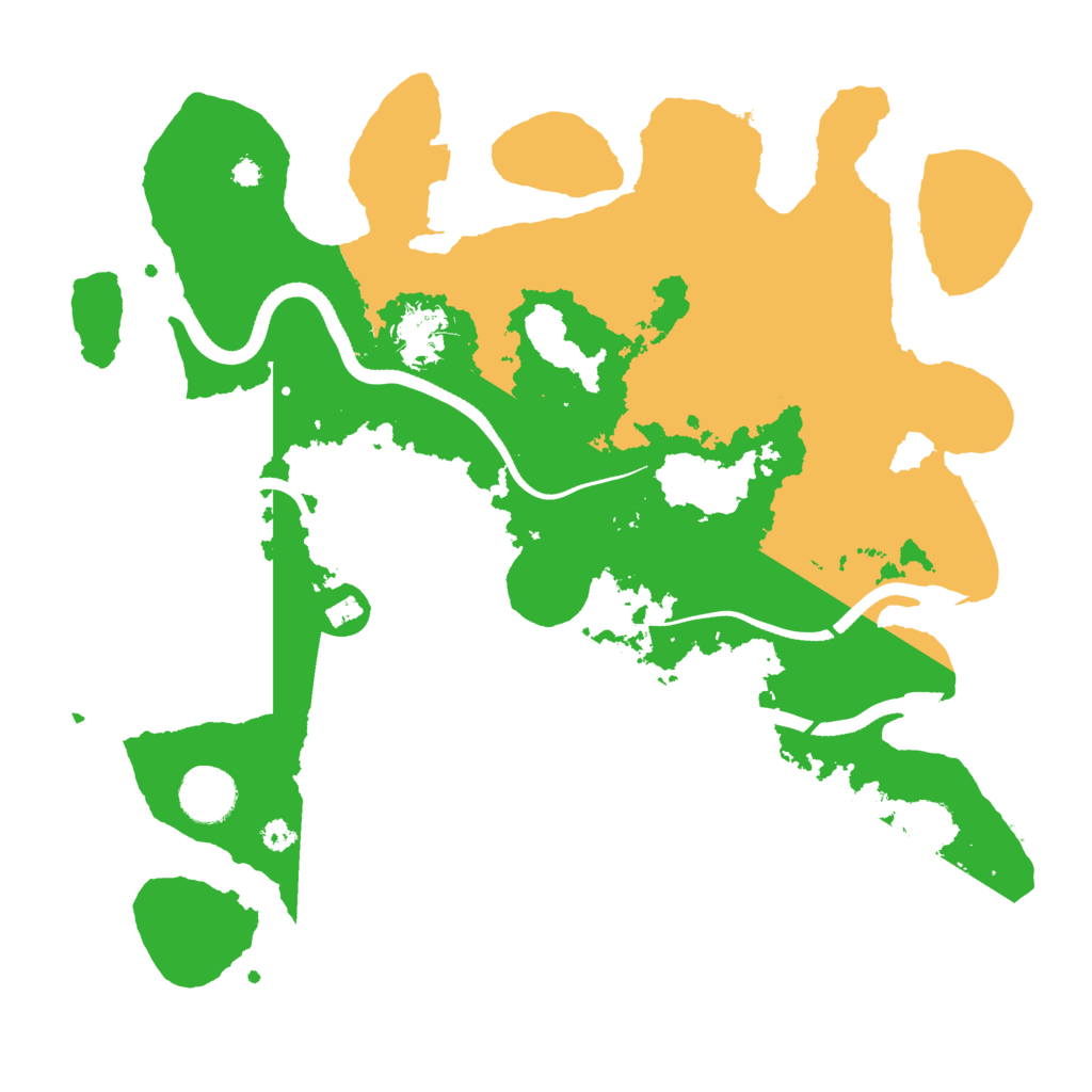 Biome Rust Map: Procedural Map, Size: 3500, Seed: 1807347548