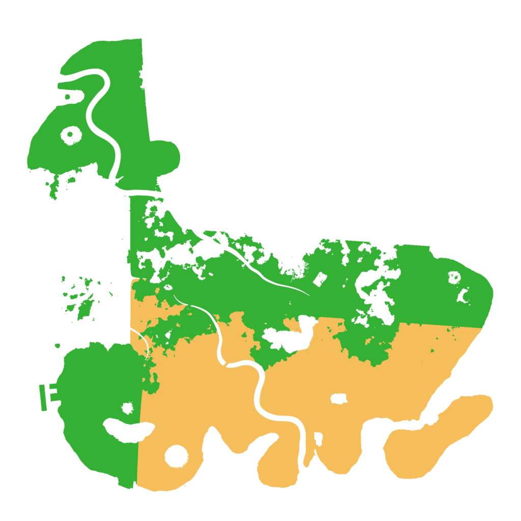 Biome Rust Map: Procedural Map, Size: 4000, Seed: 12131