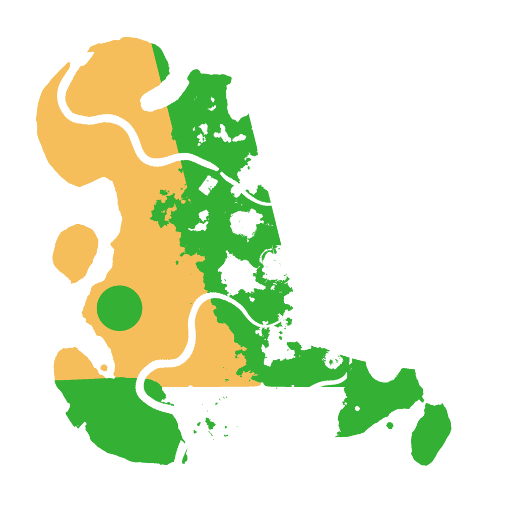 Biome Rust Map: Procedural Map, Size: 3000, Seed: 44501