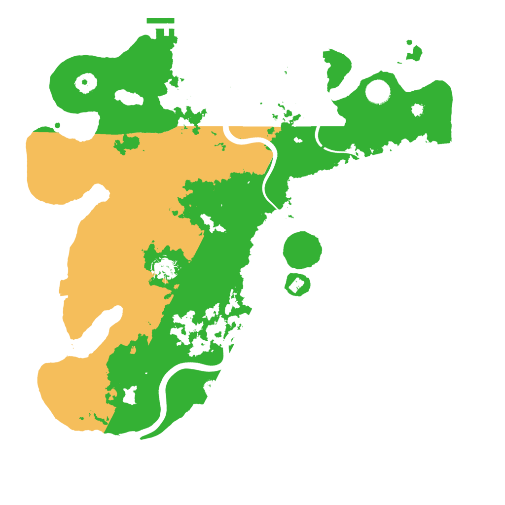 Biome Rust Map: Procedural Map, Size: 3700, Seed: 22008784
