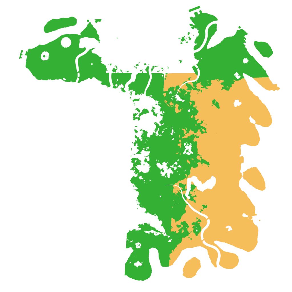 Biome Rust Map: Procedural Map, Size: 5000, Seed: 774565