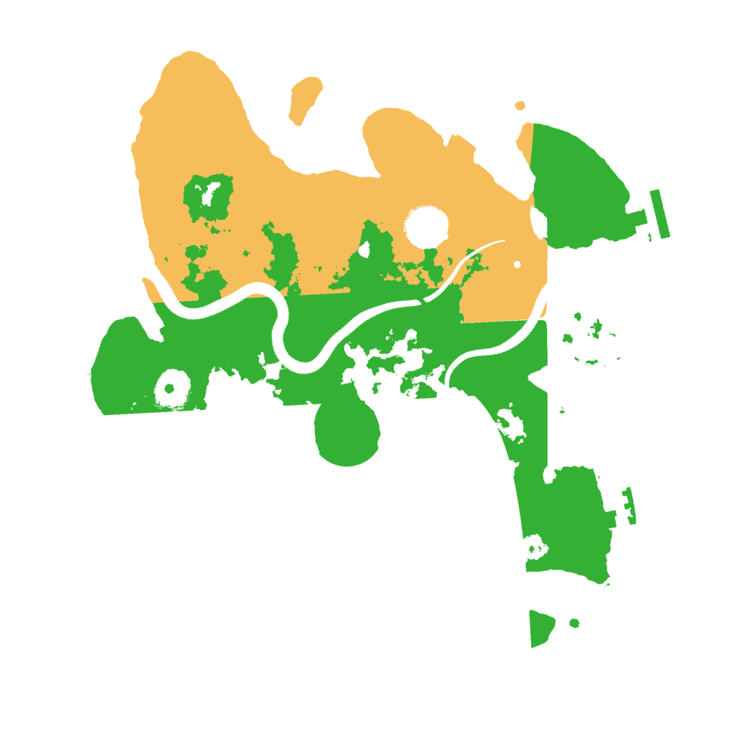 Biome Rust Map: Procedural Map, Size: 3000, Seed: 317196702