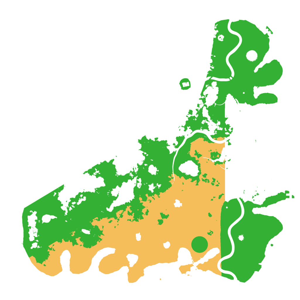 Biome Rust Map: Procedural Map, Size: 4800, Seed: 420420