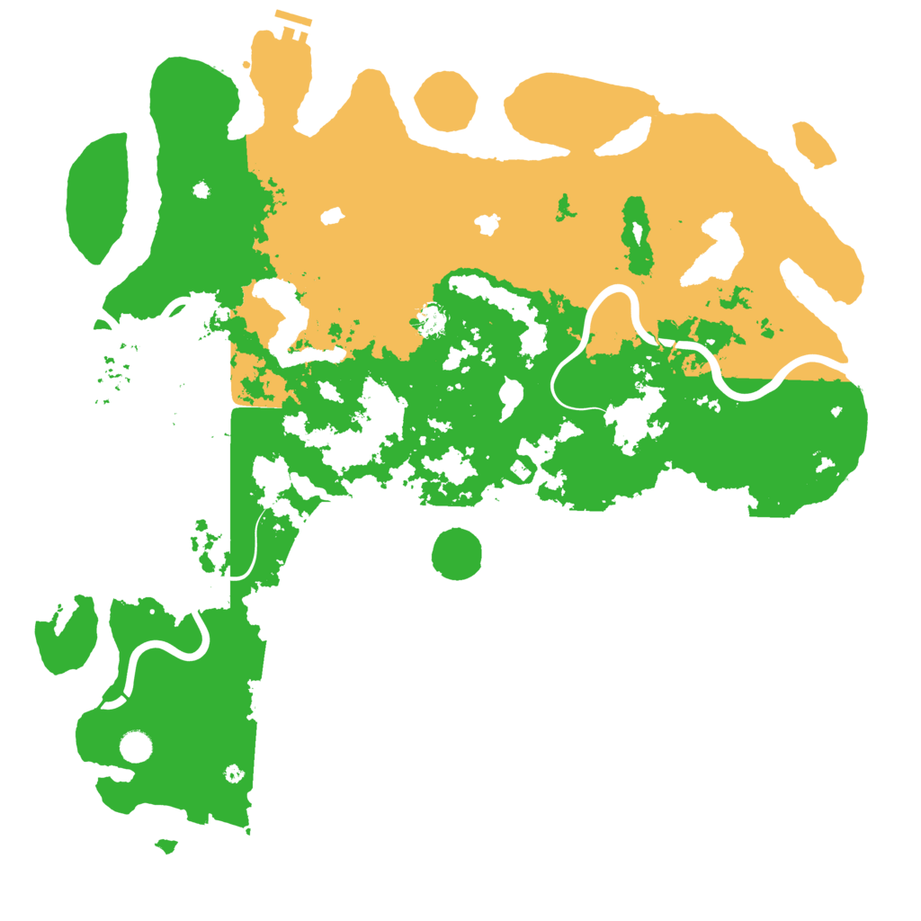 Biome Rust Map: Procedural Map, Size: 5000, Seed: 745420