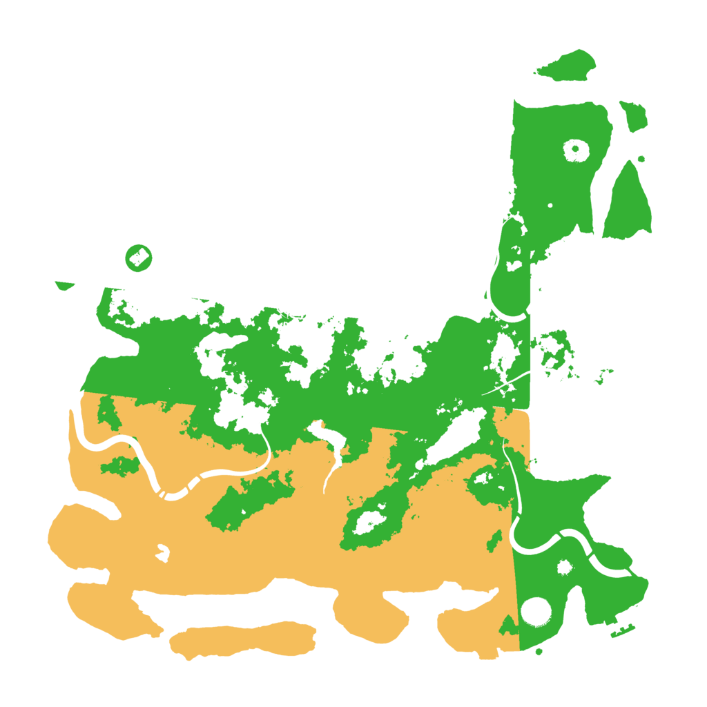 Biome Rust Map: Procedural Map, Size: 4250, Seed: 2075674100