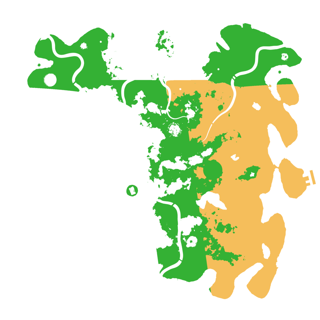 Biome Rust Map: Procedural Map, Size: 4500, Seed: 1170752569