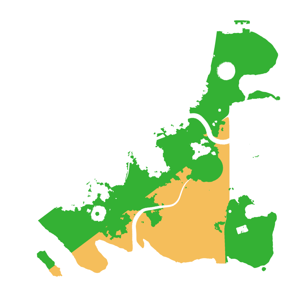 Biome Rust Map: Procedural Map, Size: 3000, Seed: 667667