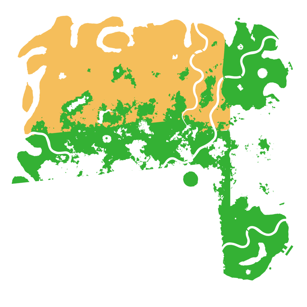 Biome Rust Map: Procedural Map, Size: 5500, Seed: 808577788