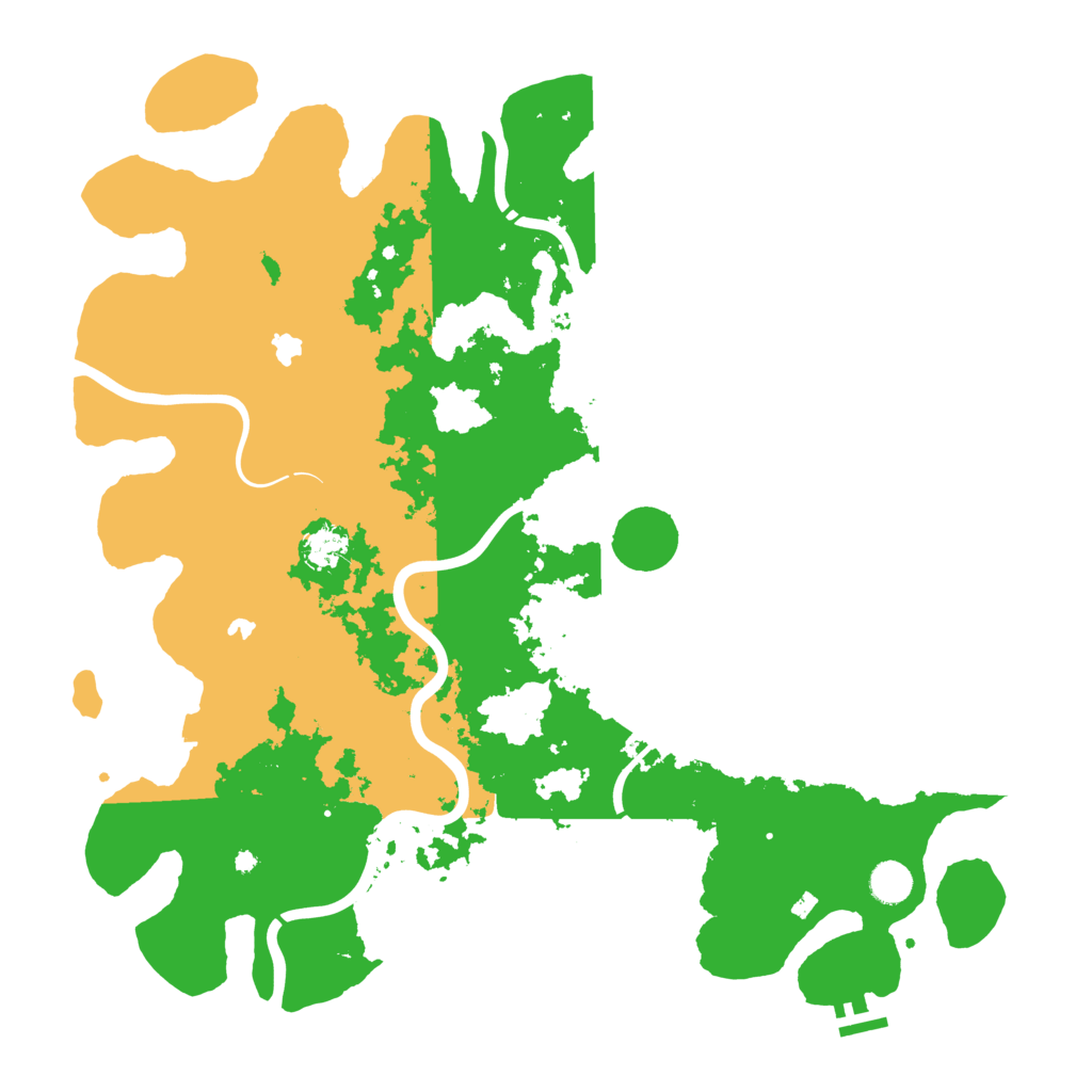 Biome Rust Map: Procedural Map, Size: 4500, Seed: 36753