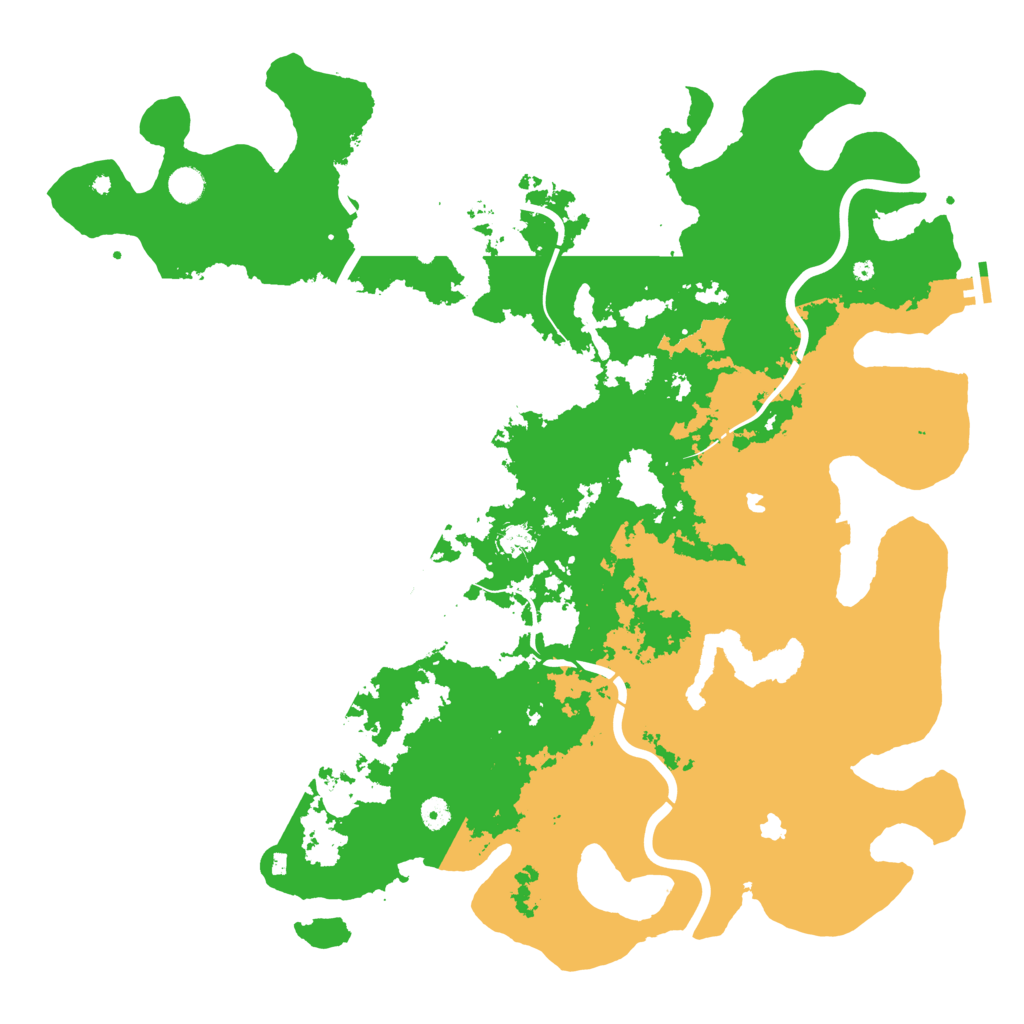 Biome Rust Map: Procedural Map, Size: 5000, Seed: 870627822