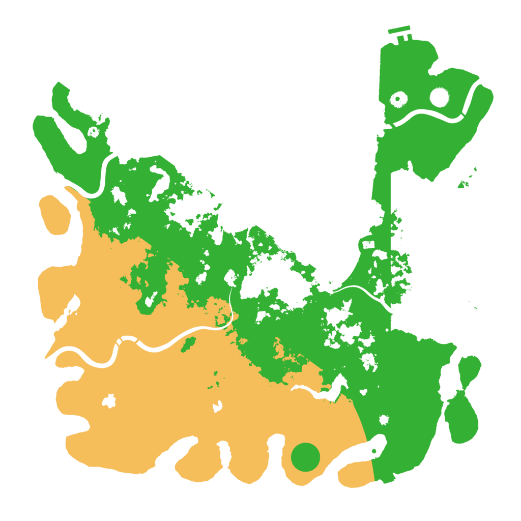 Biome Rust Map: Procedural Map, Size: 4750, Seed: 459556229
