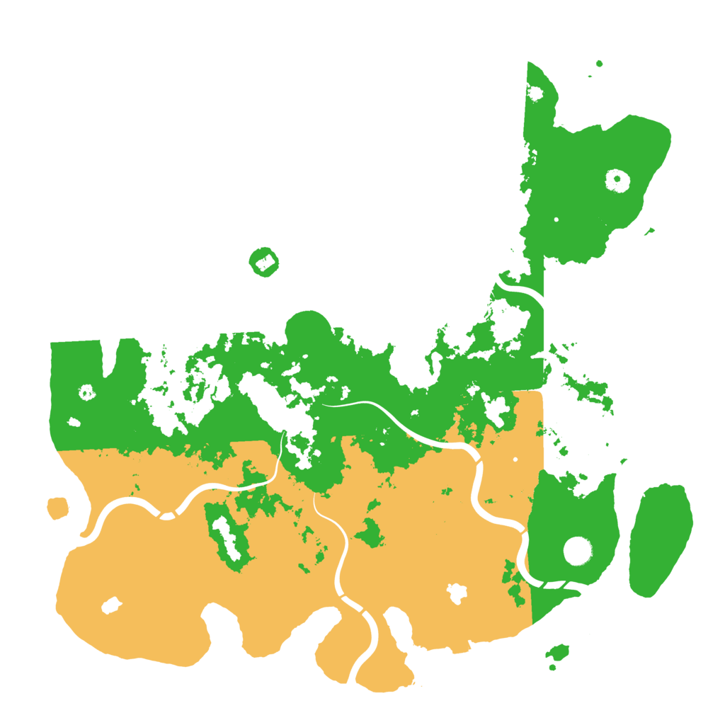 Biome Rust Map: Procedural Map, Size: 4500, Seed: 2143969521
