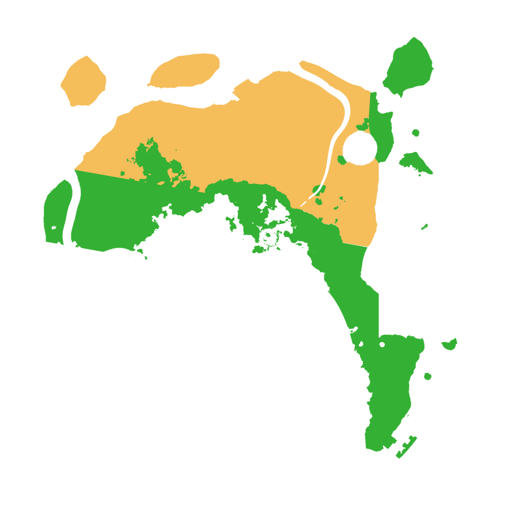 Biome Rust Map: Procedural Map, Size: 2800, Seed: 966788536