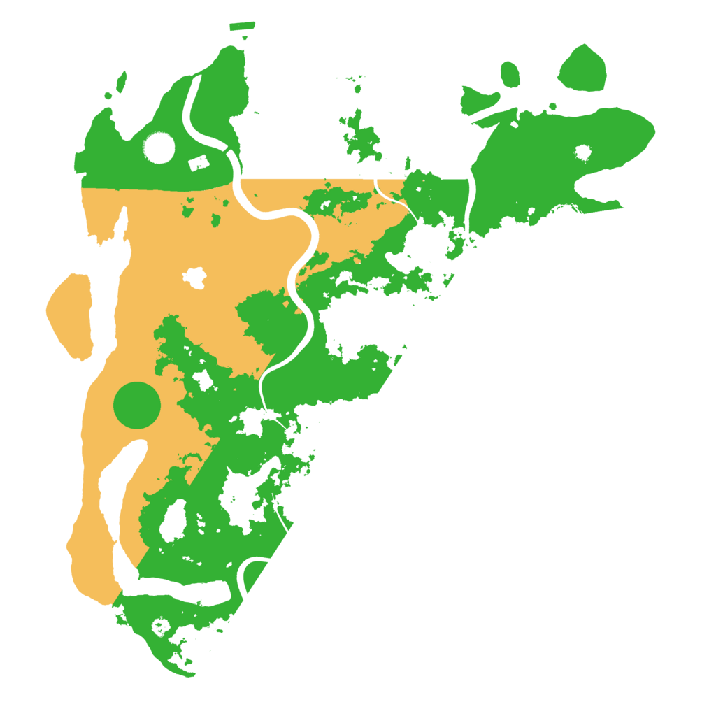 Biome Rust Map: Procedural Map, Size: 4000, Seed: 6999420