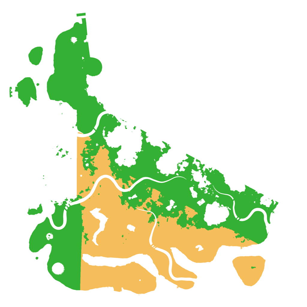 Biome Rust Map: Procedural Map, Size: 4500, Seed: 1789233807