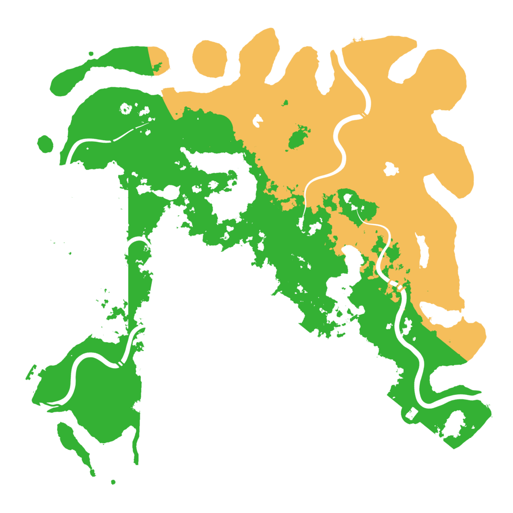 Biome Rust Map: Procedural Map, Size: 4500, Seed: 326279889