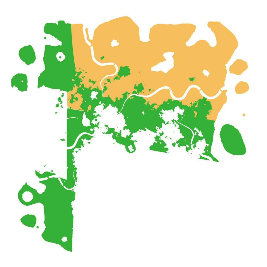 Biome Rust Map: Procedural Map, Size: 4500, Seed: 958854948