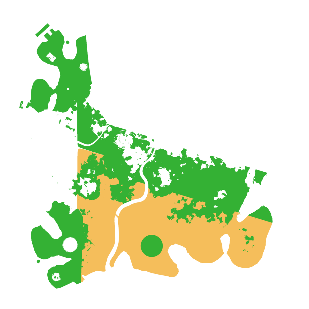 Biome Rust Map: Procedural Map, Size: 3700, Seed: 1331319564