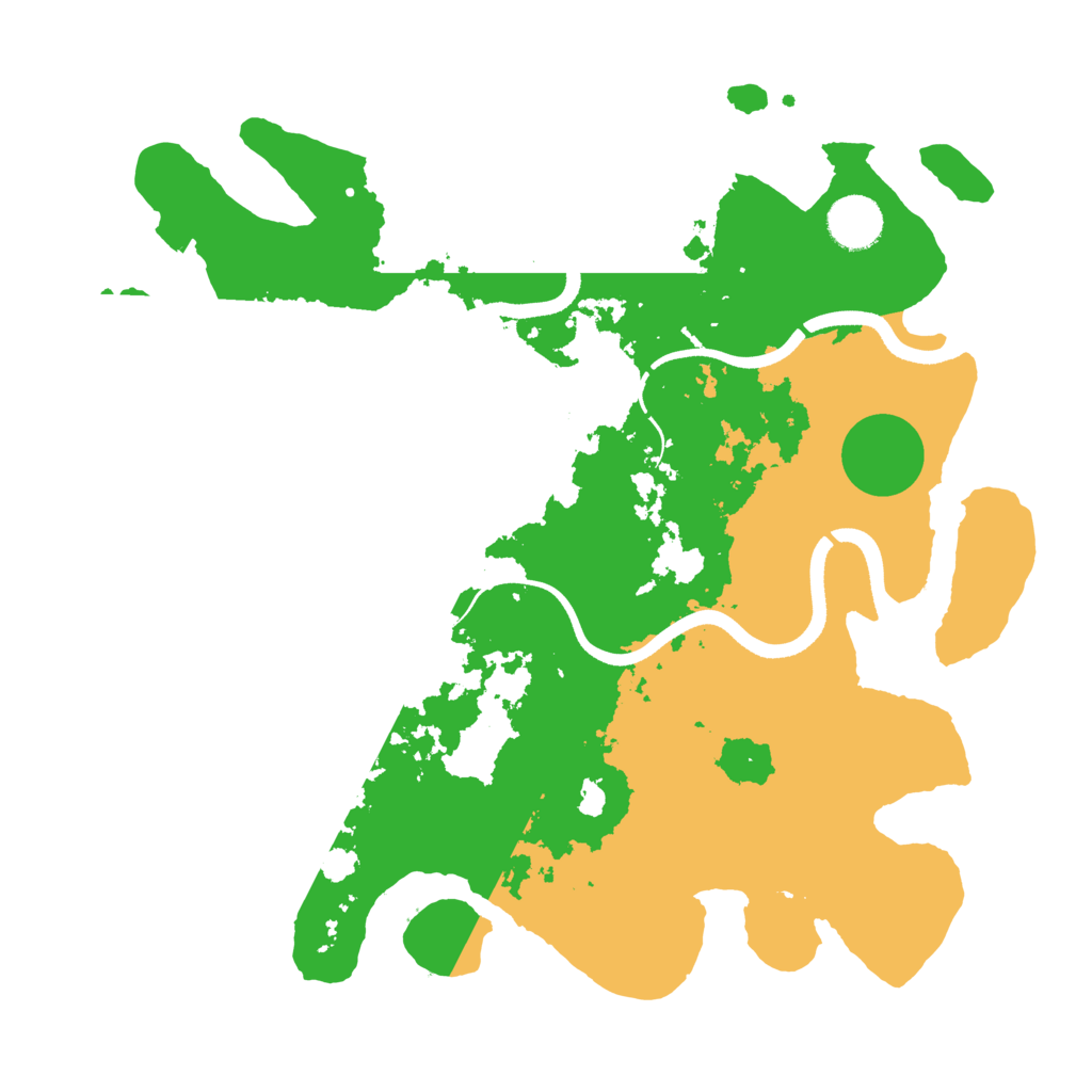 Biome Rust Map: Procedural Map, Size: 3500, Seed: 1444305906