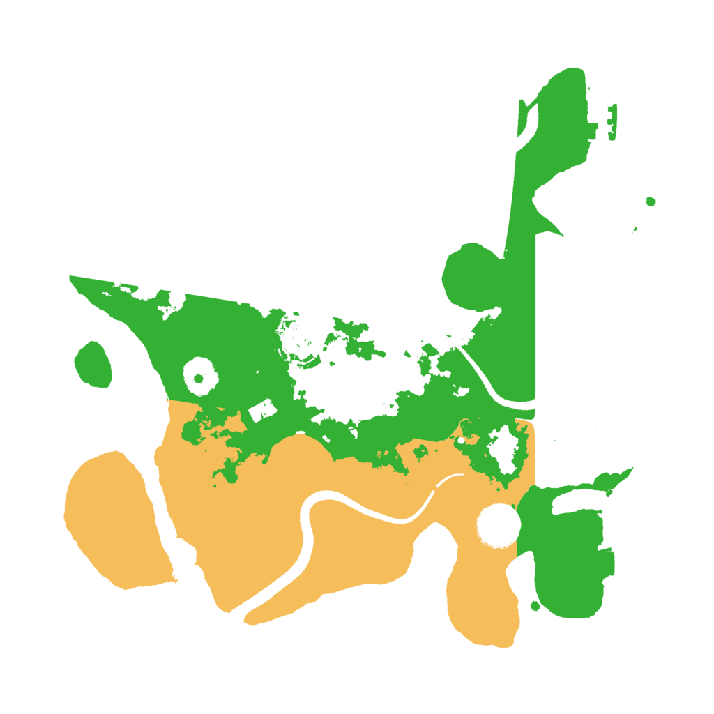 Biome Rust Map: Procedural Map, Size: 3000, Seed: 1073254505
