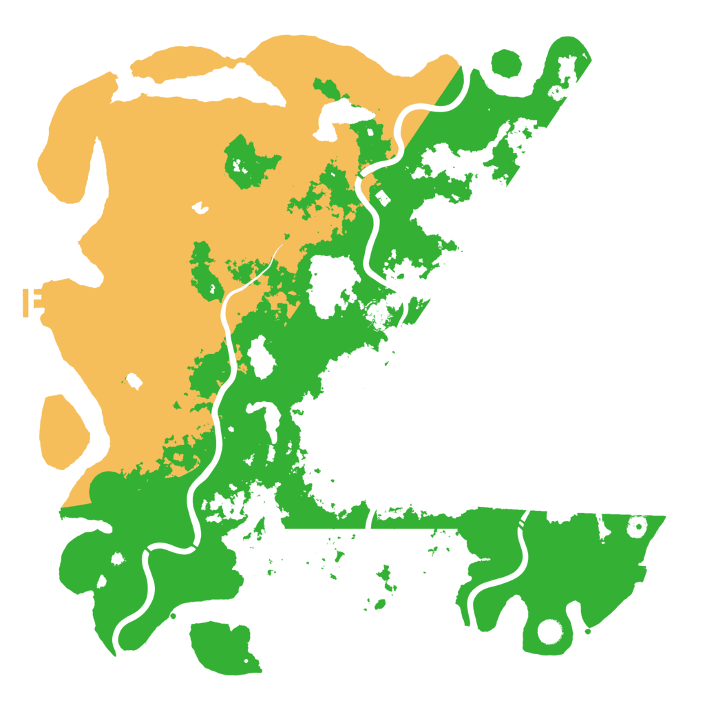 Biome Rust Map: Procedural Map, Size: 5000, Seed: 589542533