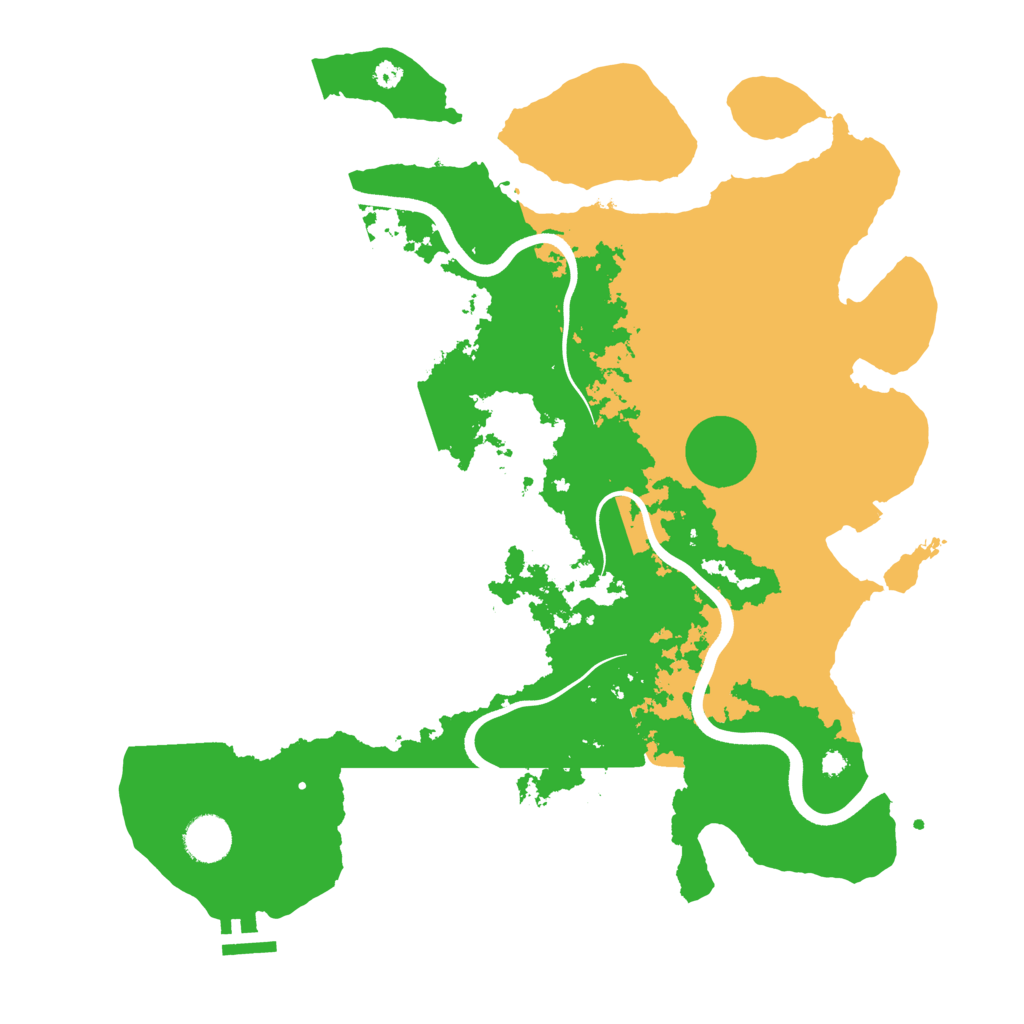 Biome Rust Map: Procedural Map, Size: 3800, Seed: 1794537498