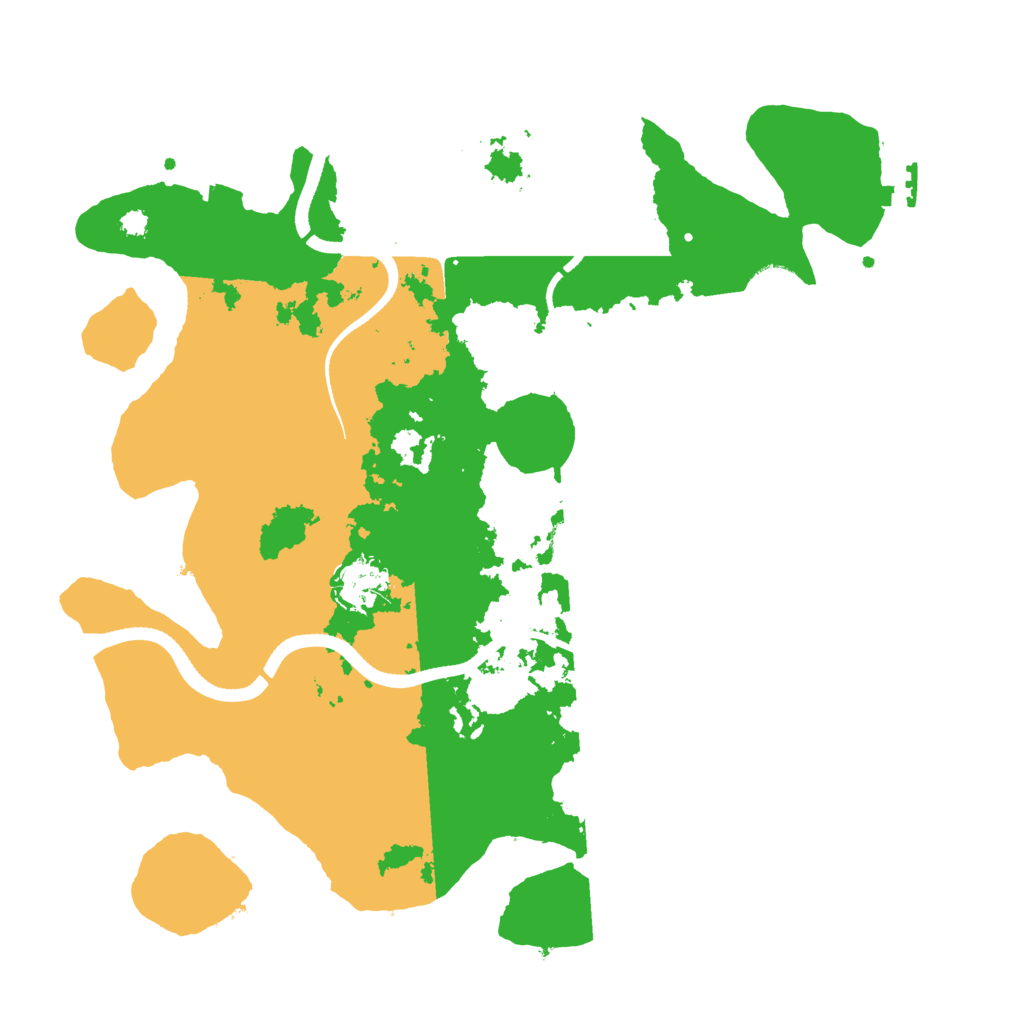 Biome Rust Map: Procedural Map, Size: 3500, Seed: 800329710