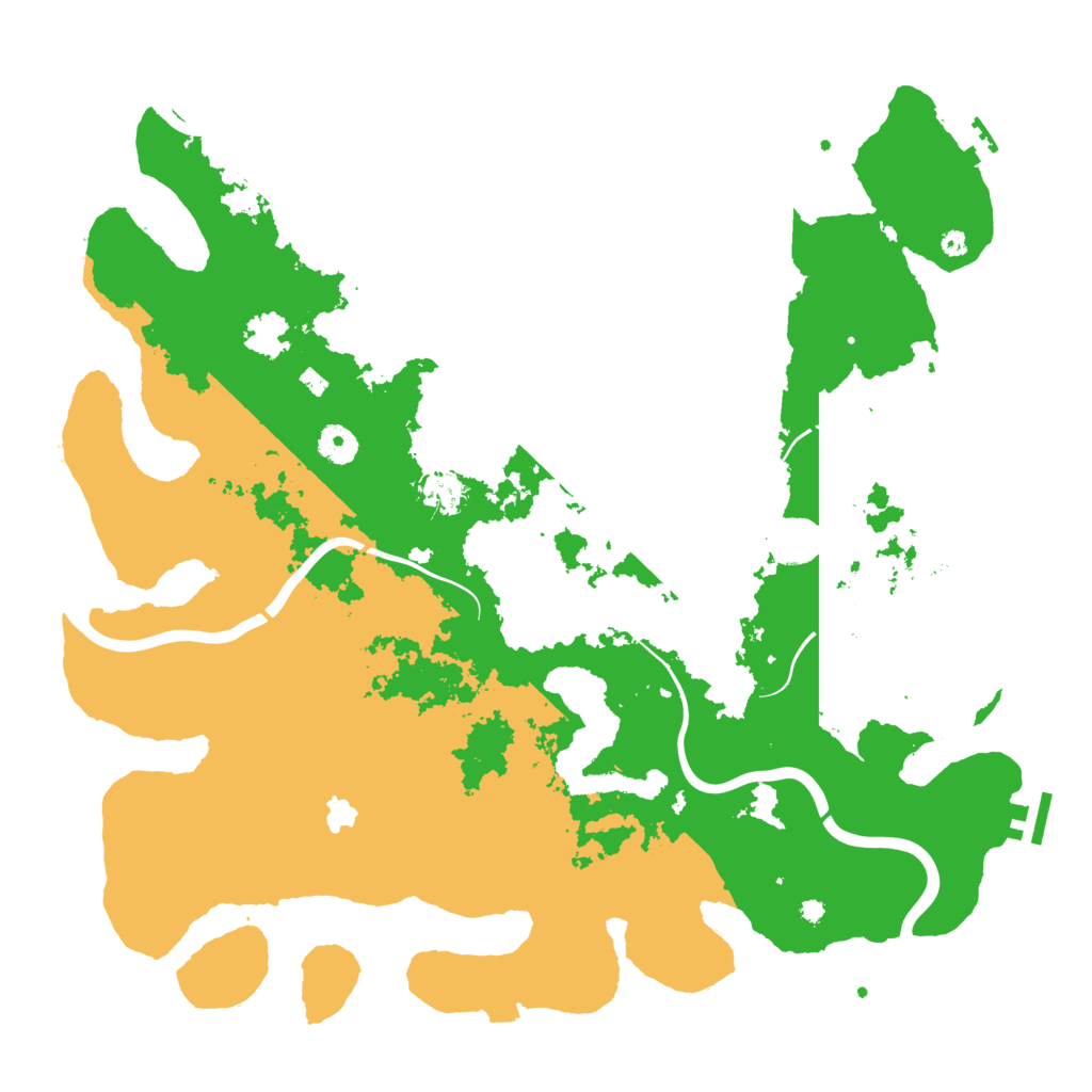 Biome Rust Map: Procedural Map, Size: 4200, Seed: 787715564