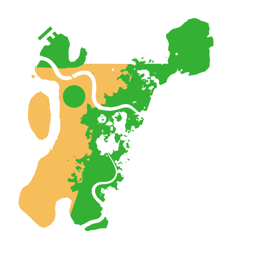 Biome Rust Map: Procedural Map, Size: 3000, Seed: 45023